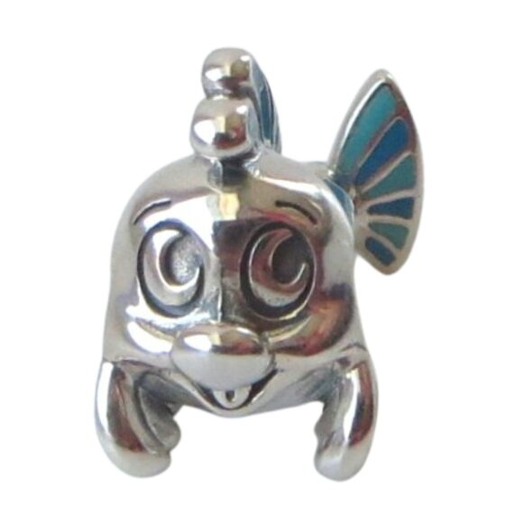 Pandora Little Mermaid Flounder Enamel & SS .925 Charm 798230ENMX - Picture 2 of 6